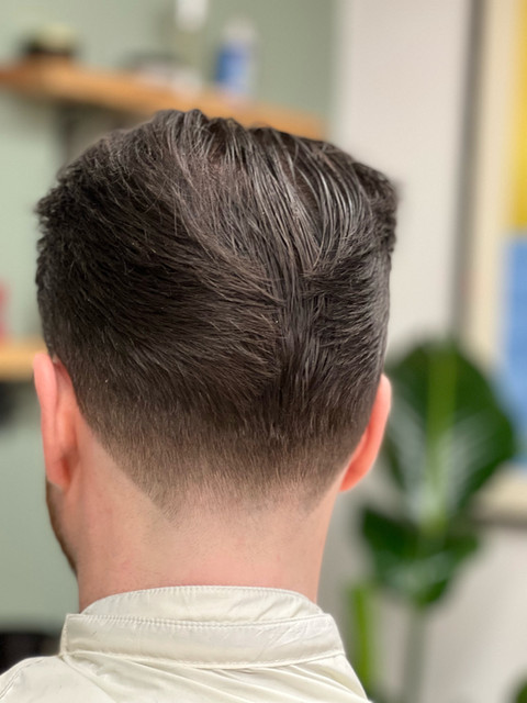 Modern taper fade in the best barbershop kbh.